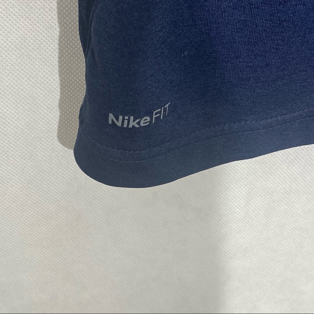 Nike Fit Dry Penn State Shirt Navy & Grey with Mesh Inserts Medium - Picture 8 of 12